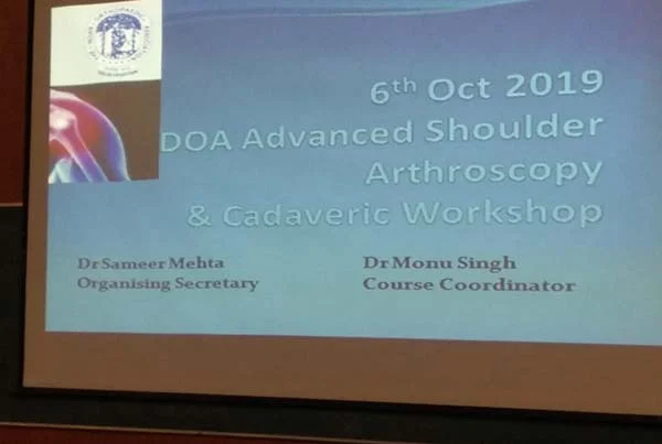 shoulder cadaver course 2019